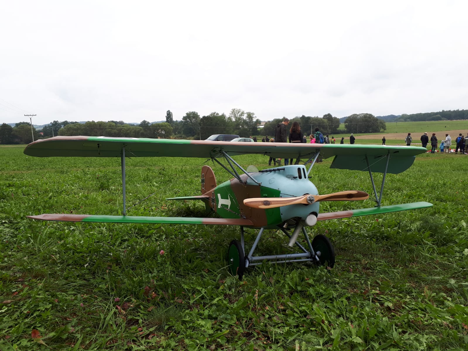 Dřevěná vrtule model